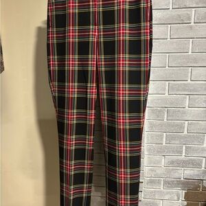 Women’s j-crew plaid pants size 8